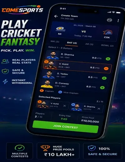 Www25bet (25 bet) fantasy cricket & matchday visual 2